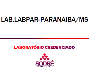 Exame Toxicológico - Paranaiba-MS - LAB.LABPAR-PARANAIBA/MS (C.N.H, Empregado CLT, Concurso Público)
