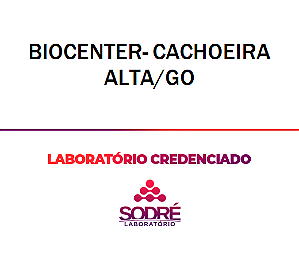 Exame Toxicológico - Cachoeira Alta-GO - BIOCENTER- CACHOEIRA ALTA/GO (C.N.H, Empregado CLT, Concurso Público)