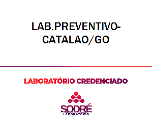 Exame Toxicológico - Catalao-GO - LAB.PREVENTIVO-CATALAO/GO (C.N.H, Empregado CLT, Concurso Público)