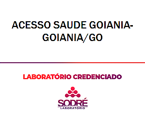 Exame Toxicológico - Goiania-GO - ACESSO SAUDE GOIANIA-GOIANIA/GO (C.N.H, Empregado CLT, Concurso Público)