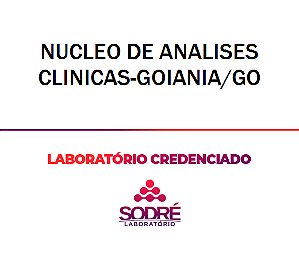 Exame Toxicológico - Goiania-GO - NUCLEO DE ANALISES CLINICAS-GOIANIA/GO (C.N.H, Empregado CLT, Concurso Público)