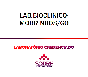 Exame Toxicológico - Morrinhos-GO - LAB.BIOCLINICO-MORRINHOS/GO (C.N.H, Empregado CLT, Concurso Público)