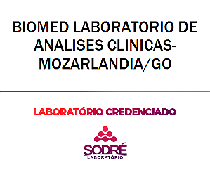 Exame Toxicológico - Mozarlandia-GO - BIOMED LABORATORIO DE ANALISES CLINICAS-MOZARLANDIA/GO (C.N.H, Empregado CLT, Concurso Público)