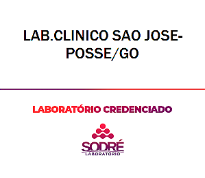 Exame Toxicológico - Posse-GO - LAB.CLINICO SAO JOSE-POSSE/GO (C.N.H, Empregado CLT, Concurso Público)
