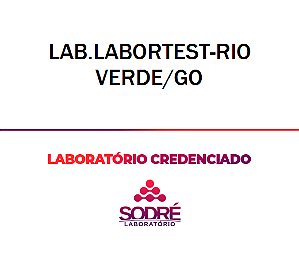 Exame Toxicológico - Rio Verde-GO - LAB.LABORTEST-RIO VERDE/GO (C.N.H, Empregado CLT, Concurso Público)