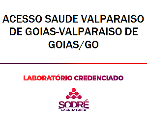 Exame Toxicológico - Valparaiso De Goias-GO - ACESSO SAUDE VALPARAISO DE GOIAS-VALPARAISO DE GOIAS/GO (C.N.H, Empregado CLT, Concurso Público)