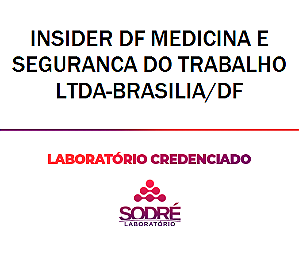 Exame Toxicológico - Brasilia-DF - INSIDER DF MEDICINA E SEGURANCA DO TRABALHO LTDA-BRASILIA/DF (C.N.H, Empregado CLT, Concurso Público)