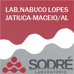 Exame Toxicológico - Maceio-AL - LAB.NABUCO LOPES JATIUCA-MACEIO/AL (C.N.H, Empregado CLT, Concurso Público)