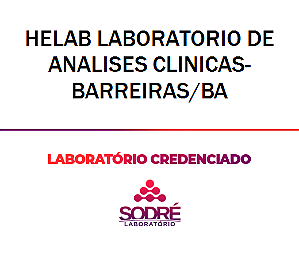 Exame Toxicológico - Barreiras-BA - HELAB LABORATORIO DE ANALISES CLINICAS-BARREIRAS/BA (C.N.H, Empregado CLT, Concurso Público)