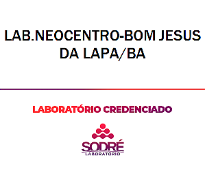 Exame Toxicológico - Bom Jesus Da Lapa-BA - LAB.NEOCENTRO-BOM JESUS DA LAPA/BA (C.N.H, Empregado CLT, Concurso Público)