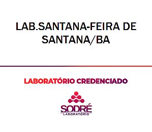 Exame Toxicológico - Feira De Santana-BA - LAB.SANTANA-FEIRA DE SANTANA/BA (C.N.H, Empregado CLT, Concurso Público)