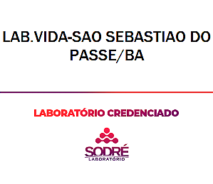 Exame Toxicológico - Sao Sebastiao Do Passe-BA - LAB.VIDA-SAO SEBASTIAO DO PASSE/BA (C.N.H, Empregado CLT, Concurso Público)