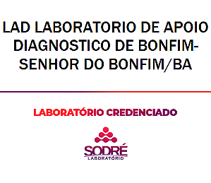 Exame Toxicológico - Senhor Do Bonfim-BA - LAD LABORATORIO DE APOIO DIAGNOSTICO DE BONFIM-SENHOR DO BONFIM/BA (C.N.H, Empregado CLT, Concurso Público)