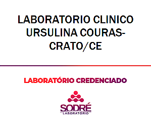 Exame Toxicológico - Crato-CE - LABORATORIO CLINICO URSULINA COURAS-CRATO/CE (C.N.H, Empregado CLT, Concurso Público)
