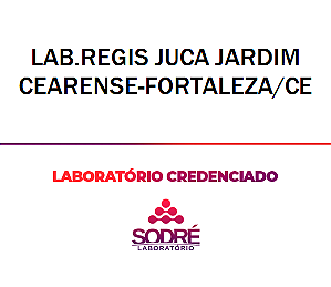 Exame Toxicológico - Fortaleza-CE - LAB.REGIS JUCA JARDIM CEARENSE-FORTALEZA/CE (C.N.H, Empregado CLT, Concurso Público)