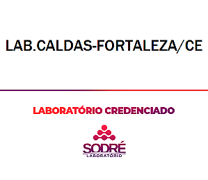 Exame Toxicológico - Fortaleza-CE - LAB.CALDAS-FORTALEZA/CE (C.N.H, Empregado CLT, Concurso Público)