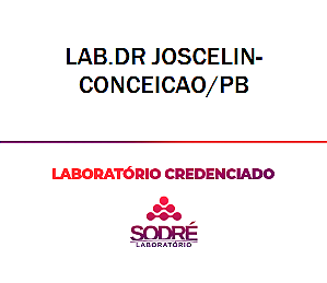 Exame Toxicológico - Conceicao-PB - LAB.DR JOSCELIN-CONCEICAO/PB (C.N.H, Empregado CLT, Concurso Público)