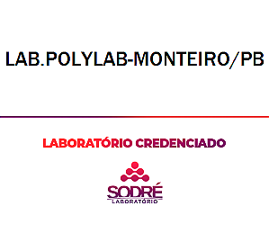 Exame Toxicológico - Monteiro-PB - LAB.POLYLAB-MONTEIRO/PB (C.N.H, Empregado CLT, Concurso Público)