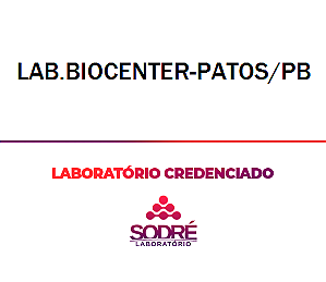 Exame Toxicológico - Patos-PB - LAB.BIOCENTER-PATOS/PB (C.N.H, Empregado CLT, Concurso Público)