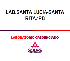 Exame Toxicológico - Santa Rita-PB - LAB.SANTA LUCIA-SANTA RITA/PB (C.N.H, Empregado CLT, Concurso Público)