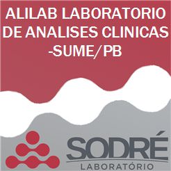 Exame Toxicológico - Sume-PB - ALILAB LABORATORIO DE ANALISES CLINICAS-SUME/PB (C.N.H, Empregado CLT, Concurso Público)