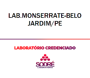 Exame Toxicológico - Belo Jardim-PE - LAB.MONSERRATE-BELO JARDIM/PE (C.N.H, Empregado CLT, Concurso Público)