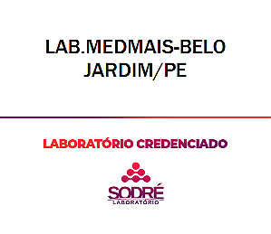 Exame Toxicológico - Belo Jardim-PE - LAB.MEDMAIS-BELO JARDIM/PE (C.N.H, Empregado CLT, Concurso Público)