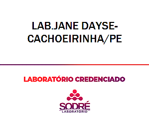 Exame Toxicológico - Cachoeirinha-PE - LAB.JANE DAYSE-CACHOEIRINHA/PE (C.N.H, Empregado CLT, Concurso Público)