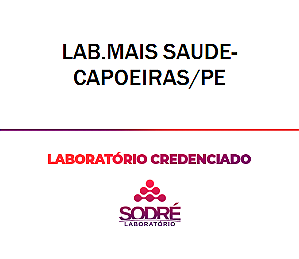 Exame Toxicológico - Capoeiras-PE - LAB.MAIS SAUDE-CAPOEIRAS/PE (C.N.H, Empregado CLT, Concurso Público)