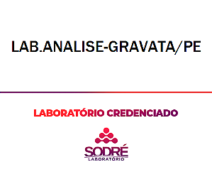 Exame Toxicológico - Gravata-PE - LAB.ANALISE-GRAVATA/PE (C.N.H, Empregado CLT, Concurso Público)