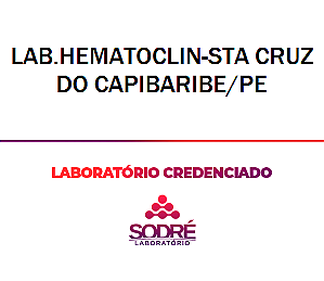 Exame Toxicológico - Santa Cruz Do Capibaribe-PE - LAB.HEMATOCLIN-STA CRUZ DO CAPIBARIBE/PE (C.N.H, Empregado CLT, Concurso Público)