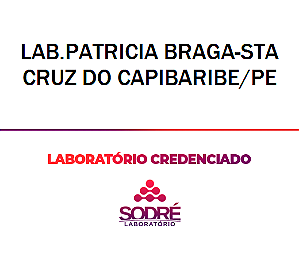 Exame Toxicológico - Santa Cruz Do Capibaribe-PE - LAB.PATRICIA BRAGA-STA CRUZ DO CAPIBARIBE/PE (C.N.H, Empregado CLT, Concurso Público)