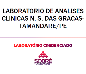 Exame Toxicológico - Tamandare-PE - LABORATORIO DE ANALISES CLINICAS N. S. DAS GRACAS-TAMANDARE/PE (C.N.H, Empregado CLT, Concurso Público)