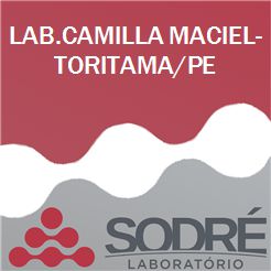 Exame Toxicológico - Toritama-PE - LAB.CAMILLA MACIEL-TORITAMA/PE (C.N.H, Empregado CLT, Concurso Público)