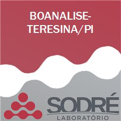 Exame Toxicológico - Teresina-PI - BOANALISE-TERESINA/PI (C.N.H, Empregado CLT, Concurso Público)