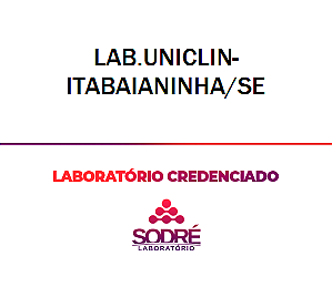 Exame Toxicológico - Itabaianinha-SE - LAB.UNICLIN-ITABAIANINHA/SE (C.N.H, Empregado CLT, Concurso Público)