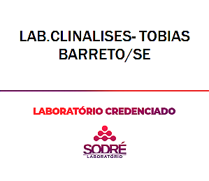 Exame Toxicológico - Tobias Barreto-SE - LAB.CLINALISES- TOBIAS BARRETO/SE (C.N.H, Empregado CLT, Concurso Público)