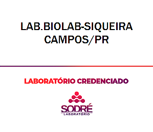 Exame Toxicológico - Siqueira Campos-PR - LAB.BIOLAB-SIQUEIRA CAMPOS/PR (C.N.H, Empregado CLT, Concurso Público)