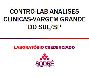 Exame Toxicológico - Vargem Grande Do Sul-SP - CONTRO-LAB ANALISES CLINICAS-VARGEM GRANDE DO SUL/SP (C.N.H, Empregado CLT, Concurso Público)