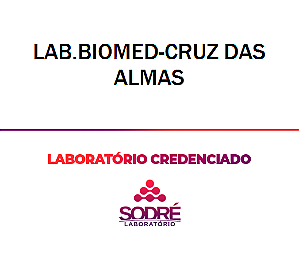 Exame Toxicológico - Cruz Das Almas-BA - LAB.BIOMED-CRUZ DAS ALMAS (C.N.H, Empregado CLT, Concurso Público)