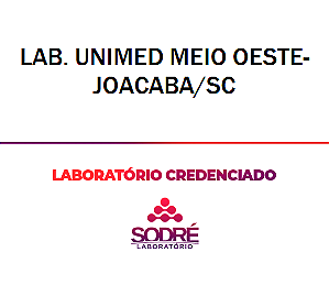 Exame Toxicológico - Joacaba-SC - LAB. UNIMED MEIO OESTE- JOACABA/SC (C.N.H, Empregado CLT, Concurso Público)