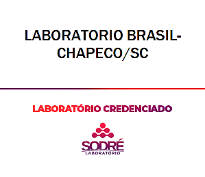 Exame Toxicológico - Chapeco-SC - LABORATORIO BRASIL-CHAPECO/SC (C.N.H, Empregado CLT, Concurso Público)