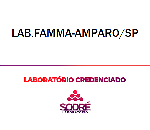 Exame Toxicológico - Amparo-SP - LAB.FAMMA-AMPARO/SP (C.N.H, Empregado CLT, Concurso Público)