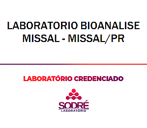 Exame Toxicológico - Missal-PR - LABORATORIO BIOANALISE MISSAL - MISSAL/PR (C.N.H, Empregado CLT, Concurso Público)