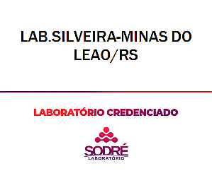 Exame Toxicológico - Minas Do Leao-RS - LAB.SILVEIRA-MINAS DO LEAO/RS (C.N.H, Empregado CLT, Concurso Público)