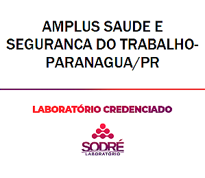 Exame Toxicológico - Paranagua-PR - AMPLUS SAUDE E SEGURANCA DO TRABALHO-PARANAGUA/PR (C.N.H, Empregado CLT, Concurso Público)