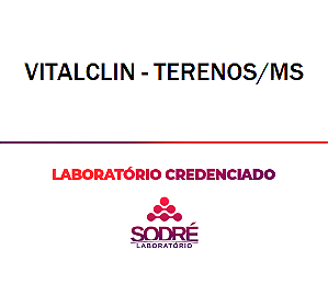 Exame Toxicológico - Terenos-MS - VITALCLIN - TERENOS/MS (C.N.H, Empregado CLT, Concurso Público)