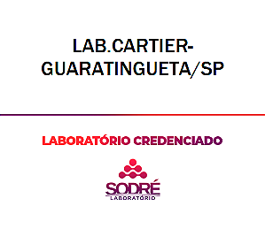 Exame Toxicológico - Guaratingueta-SP - LAB.CARTIER-GUARATINGUETA/SP (C.N.H, Empregado CLT, Concurso Público)