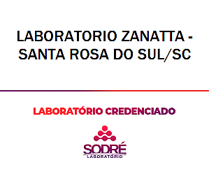 Exame Toxicológico - Santa Rosa Do Sul-SC - LABORATORIO ZANATTA - SANTA ROSA DO SUL/SC (C.N.H, Empregado CLT, Concurso Público)