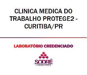 Exame Toxicológico - Curitiba-PR - CLINICA MEDICA DO TRABALHO PROTEGE2 - CURITIBA/PR (C.N.H, Empregado CLT, Concurso Público)